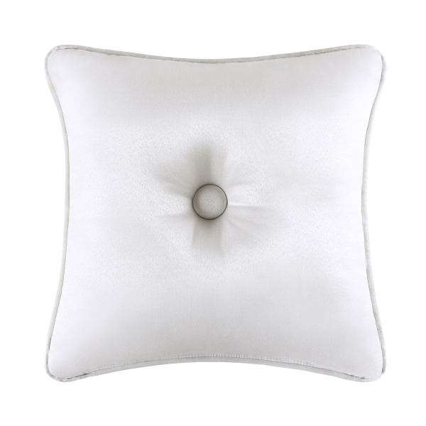 Mackay White 16" Square Pillow